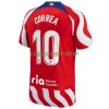 Original Fußballtrikot Atlético Madrid Correa 10 Heimtrikot 2022-23 Für Herren